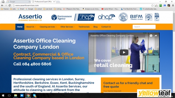 Assertio Office Cleaning Company London