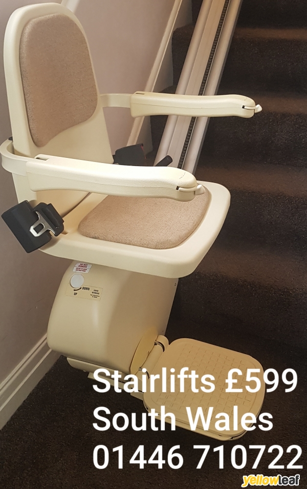 stairlift cardiff  01446 710722 rentals repairs removals servicing