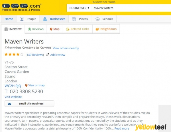 MAVEN WRITERS
