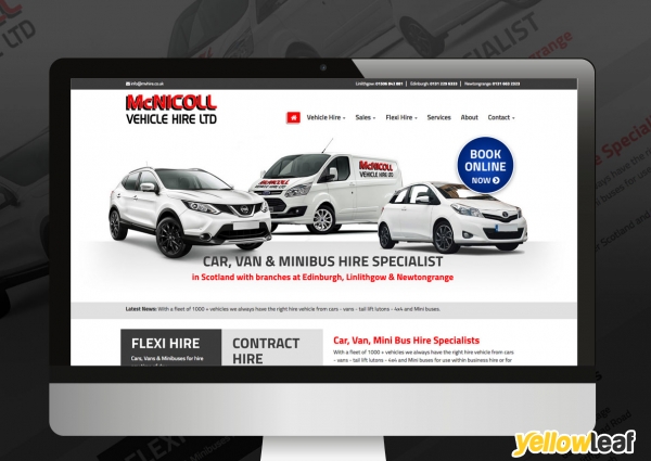 Car Hire & Van Rental Edinburgh | McNicoll Vehicle Hire