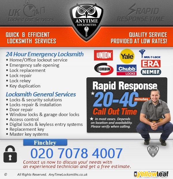 Anytime Locksmiths Finchley