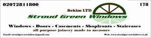 Bekim Ltd Stroud Green Windows